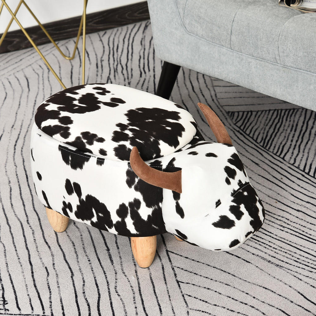 Thumbnail - Homcom Tierhocker,, Mehrfarbig, Textil, 35x36x62 cm, Wohnzimmer, Hocker, Sitzhocker