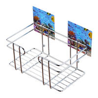 DUSCHABLAGE 22,8 x 14 x 10,5 Ocean - Blau, Metall (22.8/14/10.5cm) - Sanilo