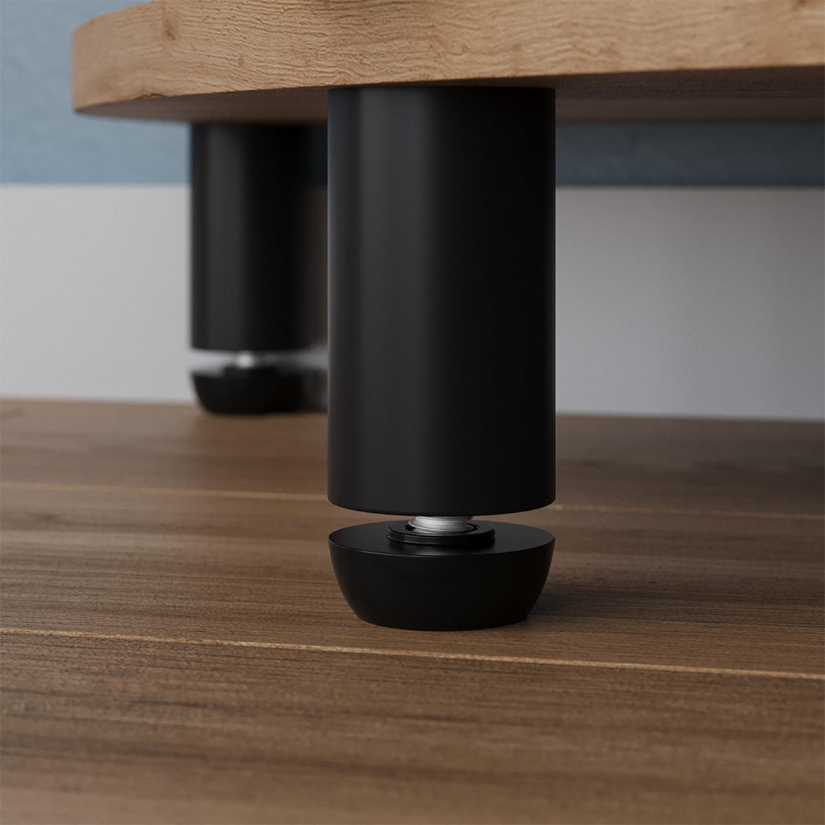 ROHOVÁ POLICE Bivio Zlatý dub power/antracit - medově dubová, kompozitní dřevo (29/72/29cm) - Vicco