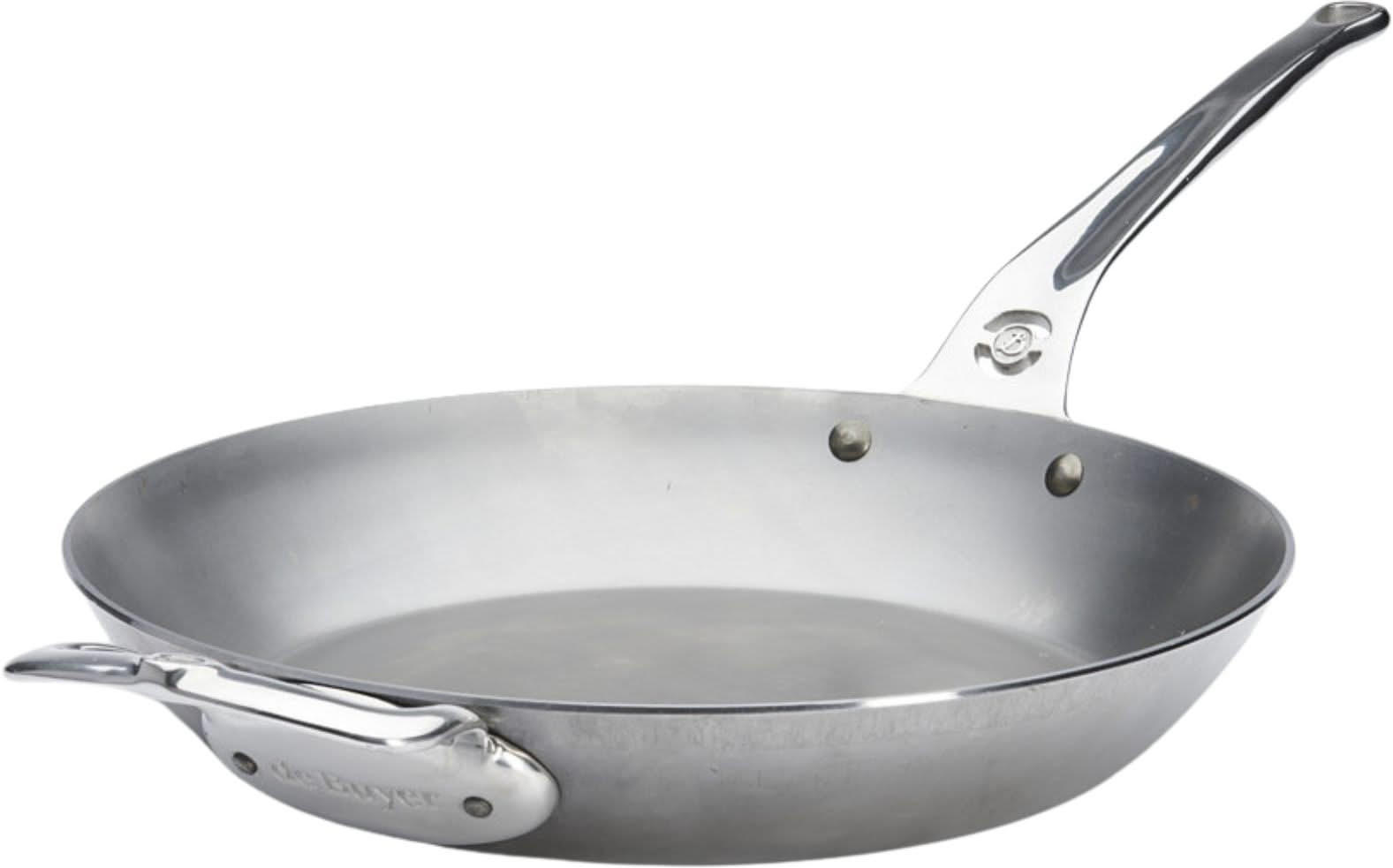 BRATPFANNE Mineral B Pro - ø 20 cm - Ohne Antihaftbeschichtung - Silberfarben, Metall (20cm) - De Buyer