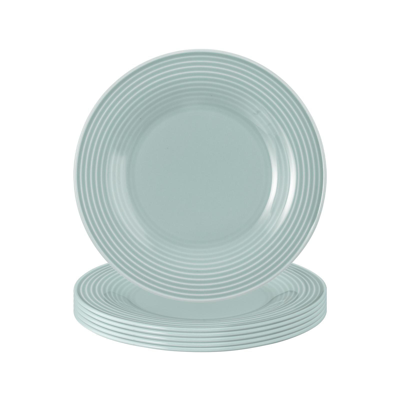 BROTTELLER Beat Color Glaze Arktisblau ø 17 cm 6er Set - Blau, Keramik (17cm) - Seltmann Weiden