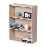 BÜCHERREGAL - Hellbraun, Holzwerkstoff (60/82/24cm) - Relaxdays