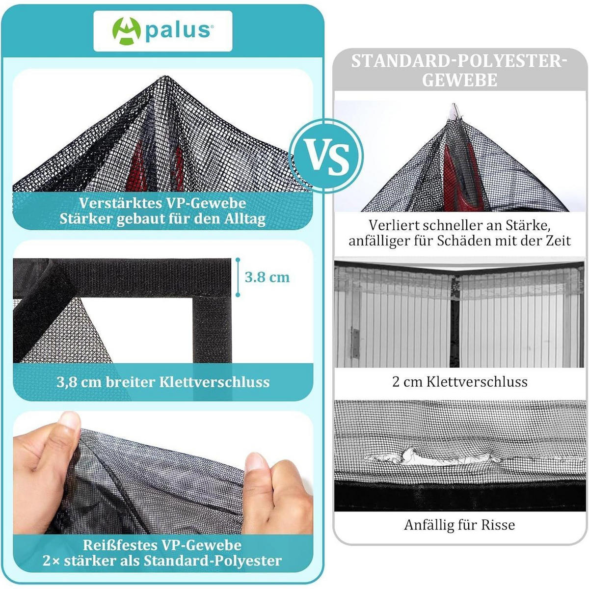 FLIEGENGITTER Tür für Balkon und Terrasse, Magnet-Insektenschutz in schwarz - Schwarz, Textil (120/240/1cm)