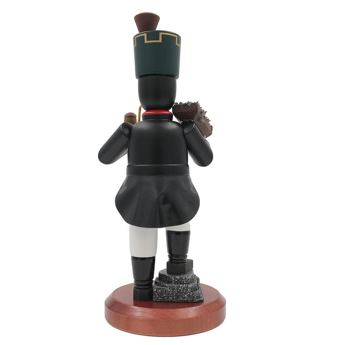 RÄUCHERMANN Bergmann mit Erzbrett 22 cm - Schwarz, Holz (10/22/10cm)