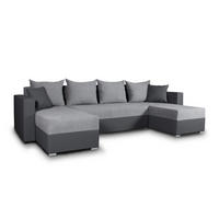 WOHNLANDSCHAFT Beno - Grau, Holz/Textil (298/80/142cm) - Sofnet