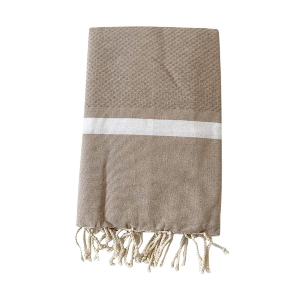 HAMAMTUCH Melissa Beige 200x200 190g/m² - Beige, Textil (200/200cm) - LE COMPTOIR DE LA PLAGE