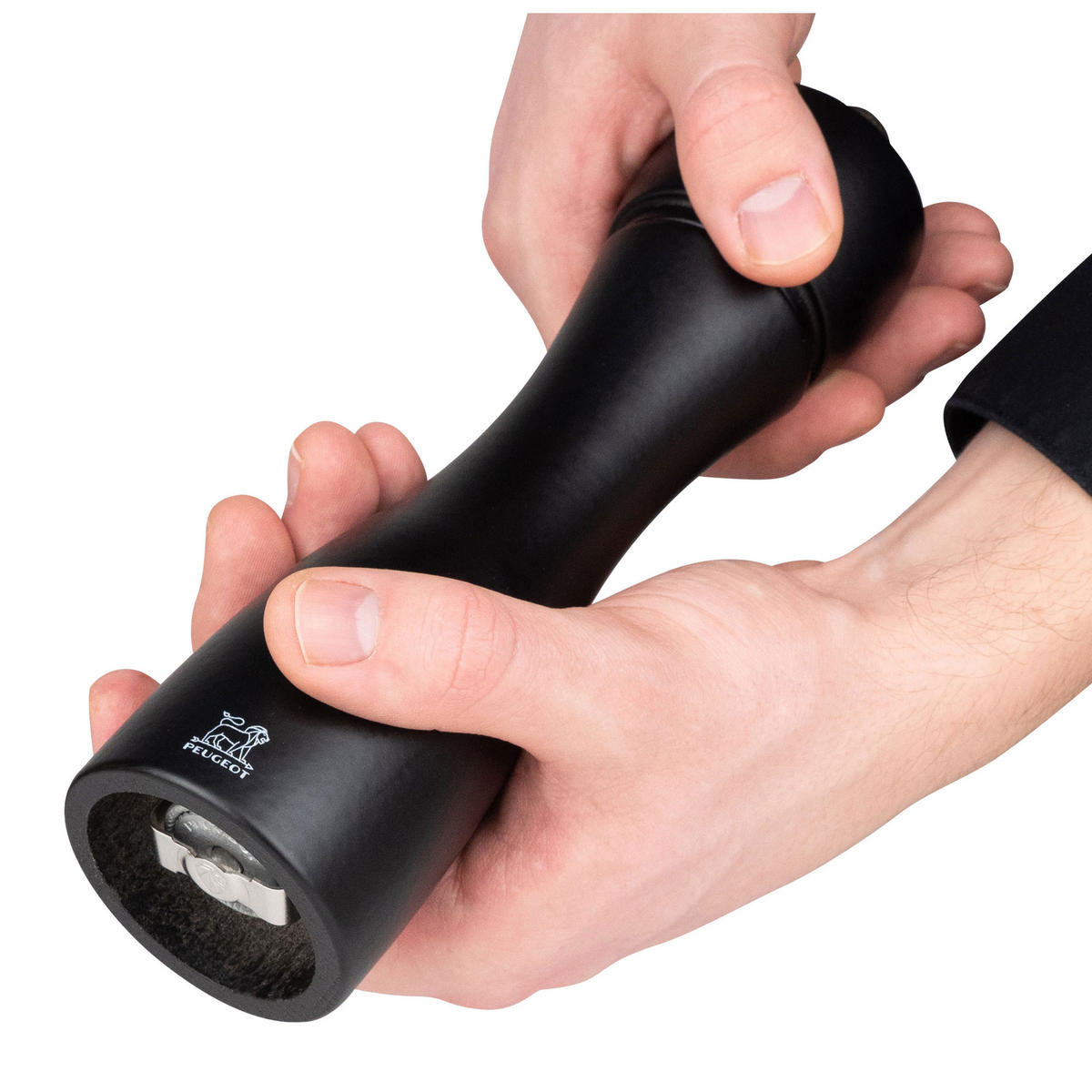 PFEFFERMÜHLE Tahiti 20cm Buchenholz Schwarz Stahlmahlwerk - Schwarz, Holz (5.5/20/5.5cm) - PEUGEOT