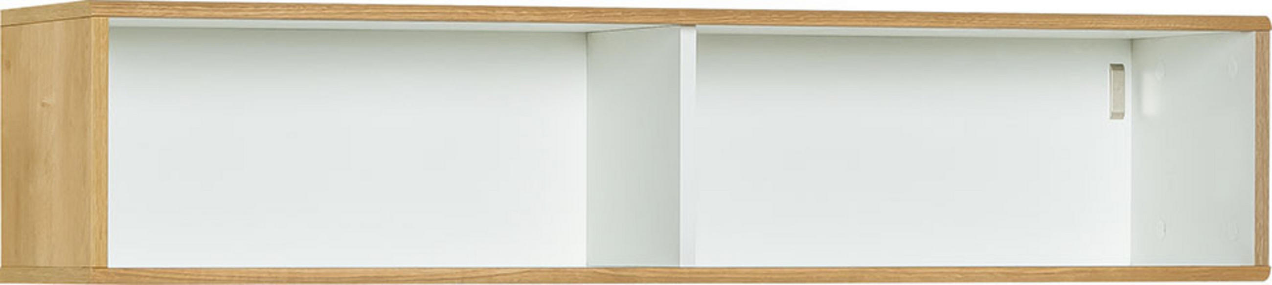WANDREGAL NATURE - Weiß, Holzwerkstoff (120/26.5/30cm) - Vox Möbel