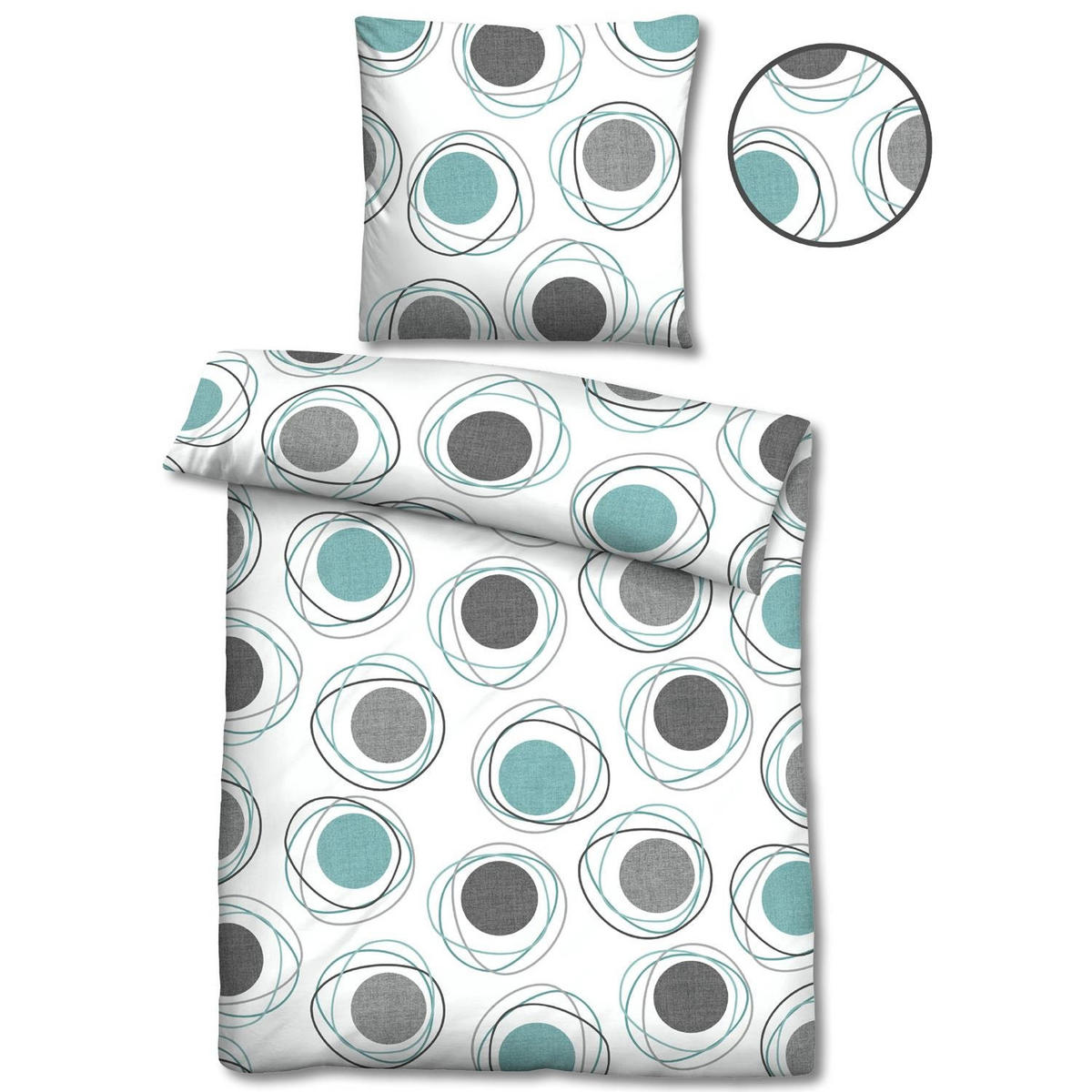 BETTWÄSCHE 135x200 cm - Weiß, Textil (135/200cm)