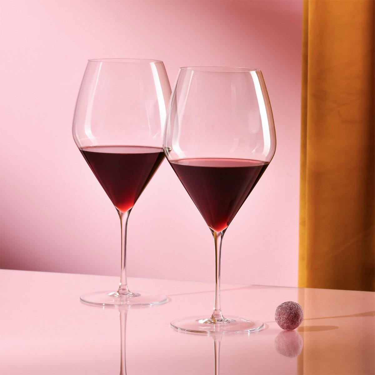 WEINGLÄSER EXCELLENCE SYMPHONY, 2ER-SET, 880 ML - Transparent, Glas (0.88L) - Krosno Glass