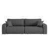SCHLAFSOFA MILANO und Bettkasten Stoff Quelle Graphit - Graphitfarben, Holz (246/83/98cm) - Kaiser Möbel