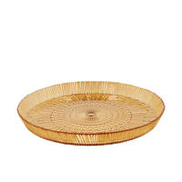 SERVIERPLATTE rund Kusintha 30 cm Amber - Beige, Keramik (30/3/30cm) - Bitz