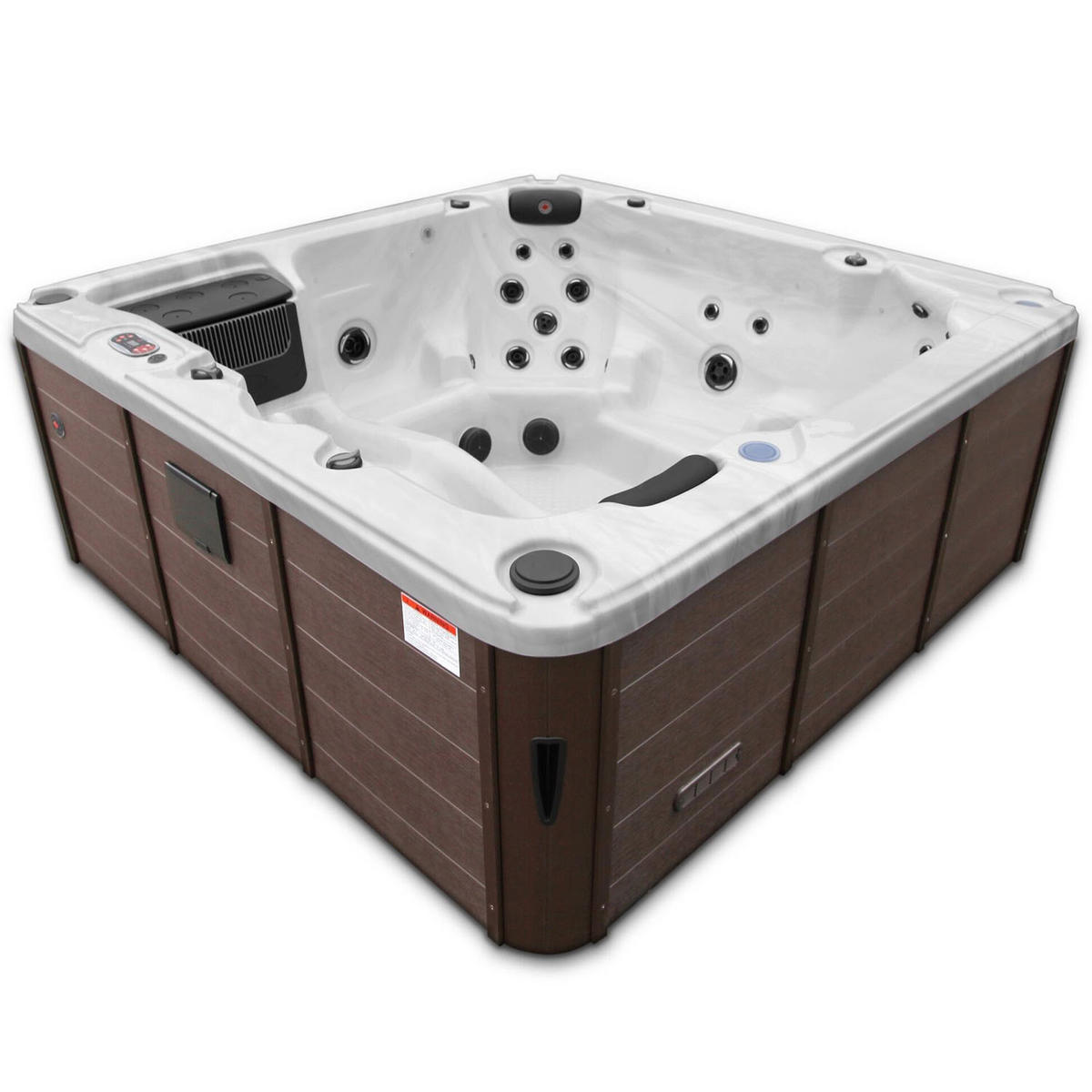 WHIRLPOOL Thunder Bay UV Whirlpool - Weiß Hochglanz, Kunststoff (219/82/219cm) - Canadian Spa Company