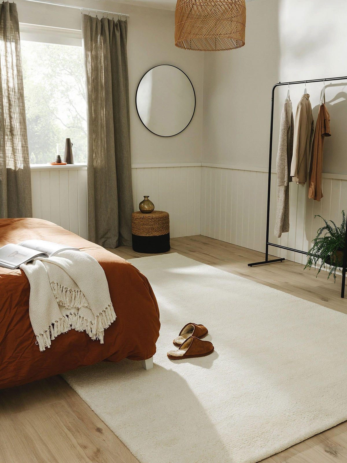 WOLLTEPPICH Berber Cream 80x150 cm - Creme, Textil (80/150cm) - benuta Pure