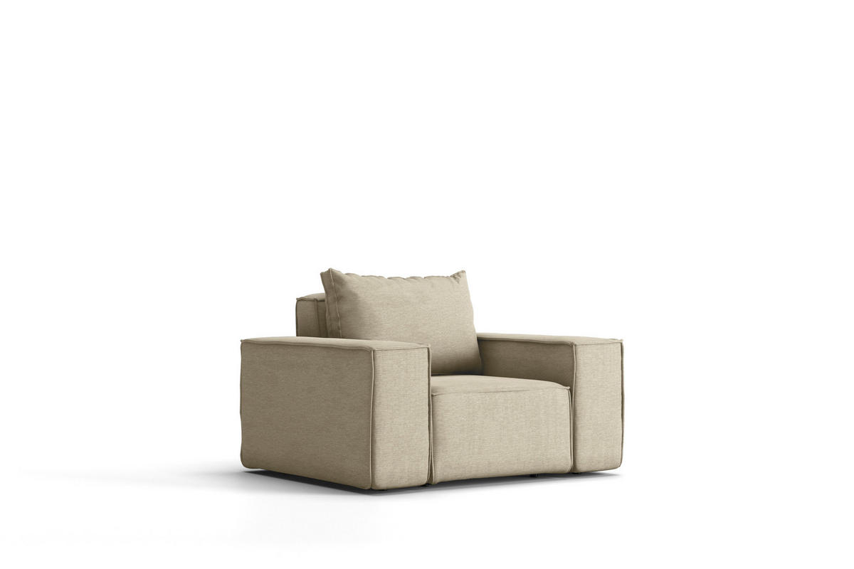 GARTENSESSEL SONNE Beige - Beige, Holz (115/73/88cm) - Kaiser Möbel