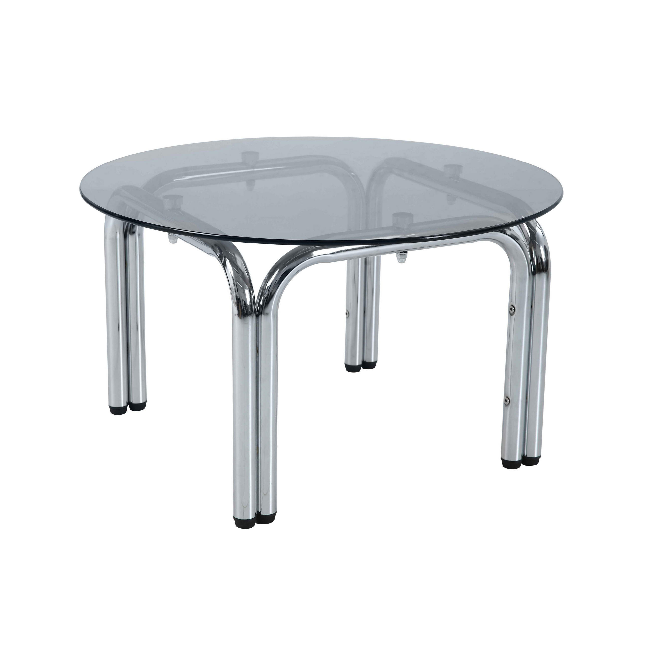 COUCHTISCH, schwarz - Schwarz, Glas (70/70/41cm) - Oviala
