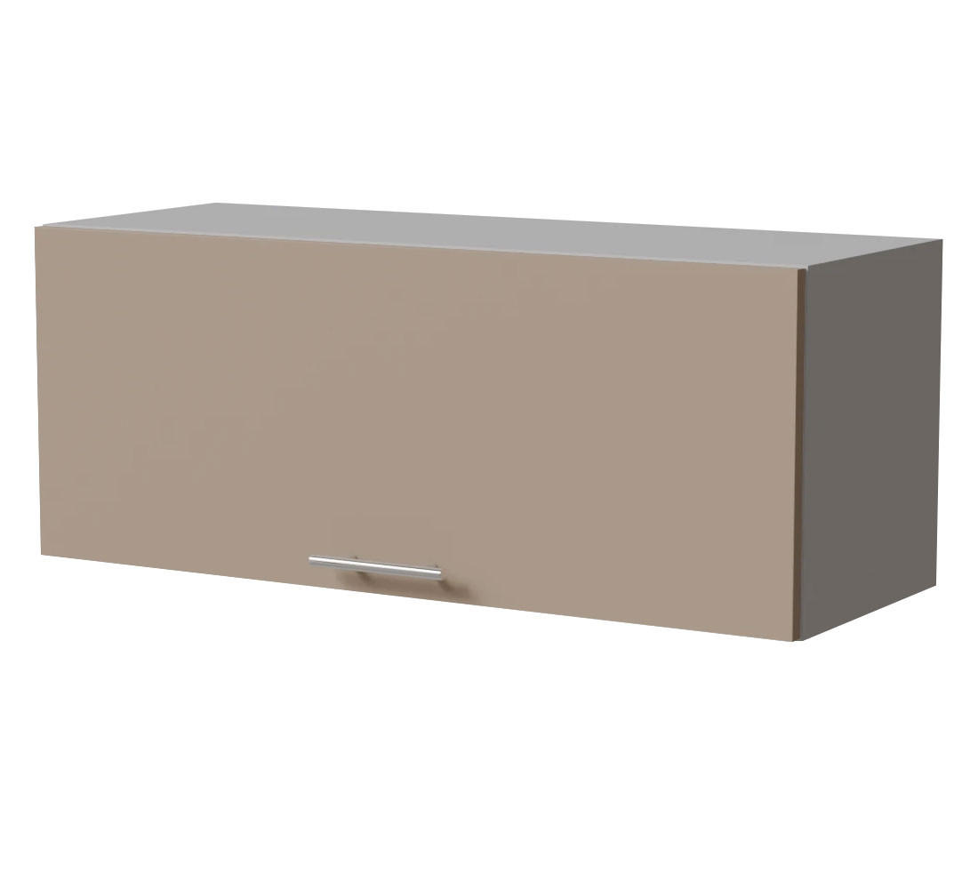 Feldmann-Wohnen Klapphängeschrank Graubraun, Grau 90x36x32.5 cm