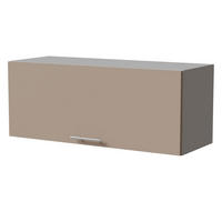 KLAPPHÄNGESCHRANK Brerra W4B/90 Grau / RAL 1019 graubeige Matt 90 / 32,5 / 36cm mit Blum Aventos Klappenbeschlag - Graubraun/Grau, Holz/Holzwerkstoff (90/36/32.5cm) - Feldmann-Wohnen