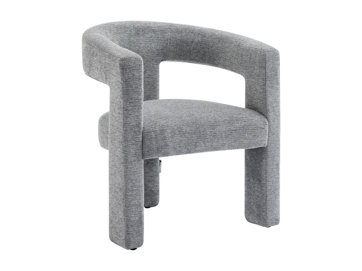 SESSEL - Strukturstoff - Grau - FAVINA - Grau, Textil (59/75/64cm) - Vente-Unique