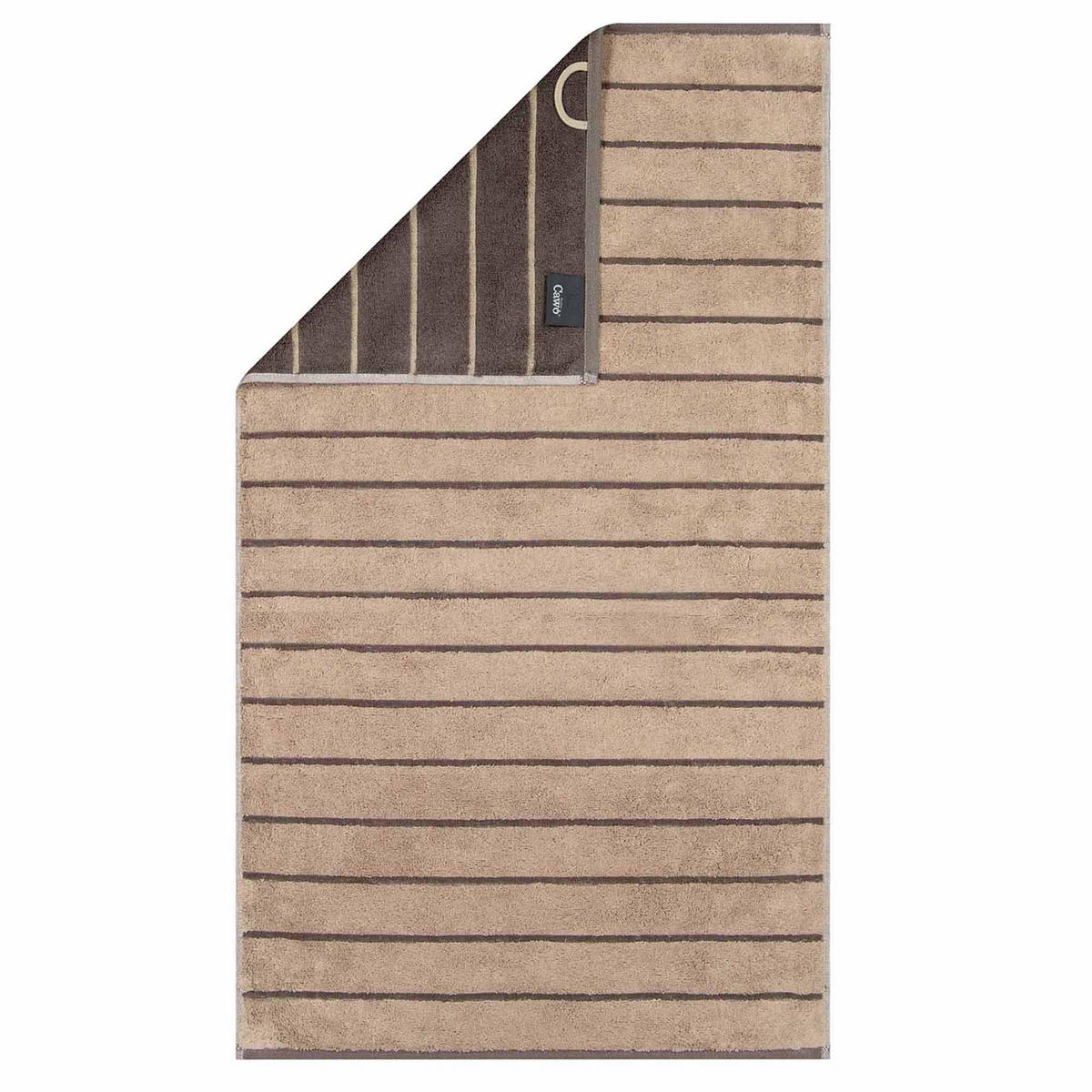 GÄSTETUCH BALANCE DOUBLEFACE 6232 SAND - 39 - Beige, Textil (30/50cm) - Cawoe