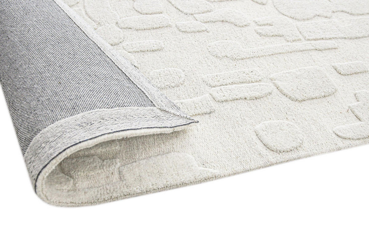 TEPPICH handgefertigt ultraweich beige - Beige, Naturmaterialien (120/170cm) - AFK Living