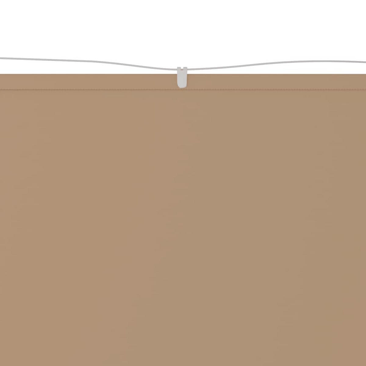 SENKRECHTMARKISE Taupe 140x800 cm Oxford-Gewebe - Taupe, Textil (800/140/800cm) - furnicato