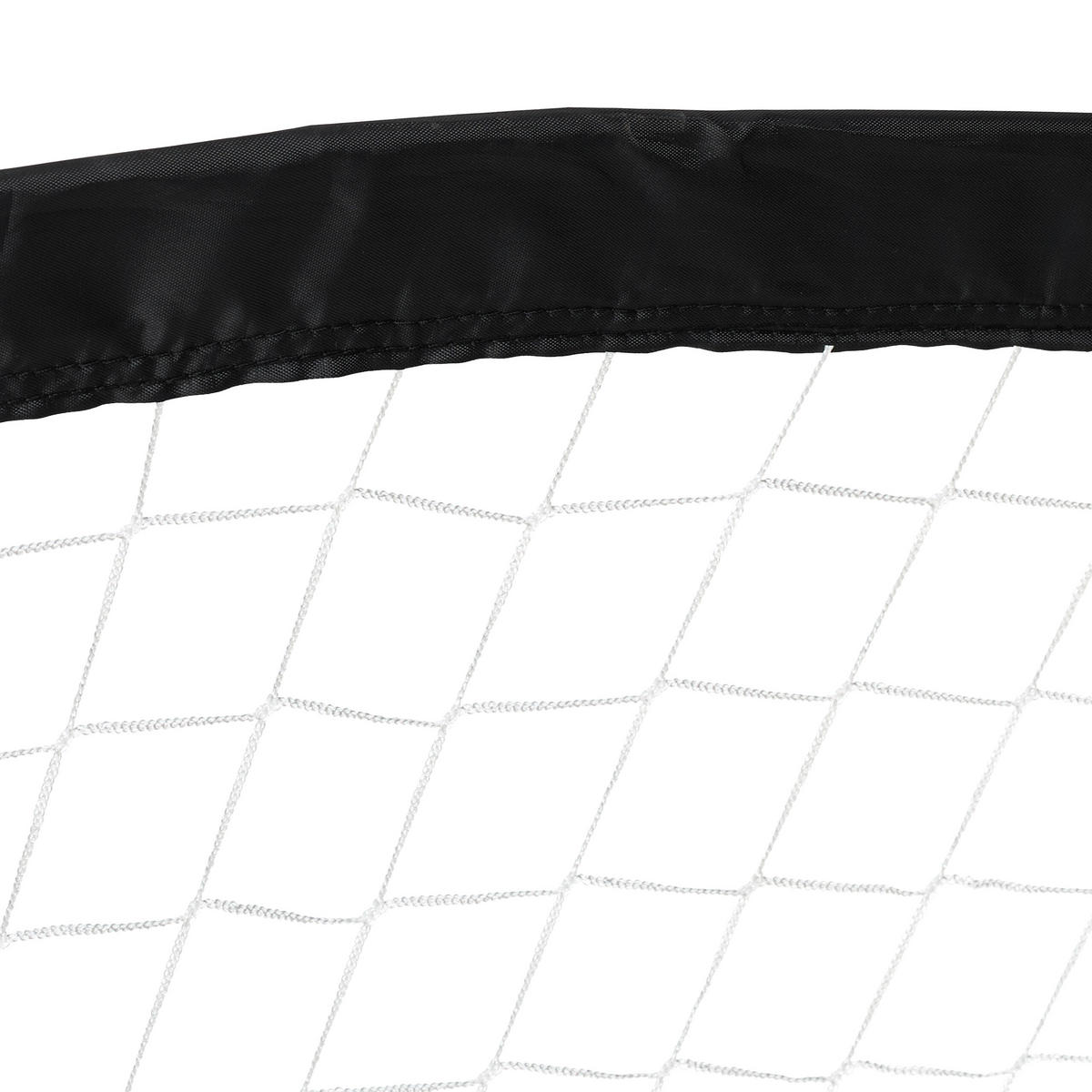 POP-UP-TOR - Schwarz, Kunststoff/Textil (120/65cm) - Relaxdays