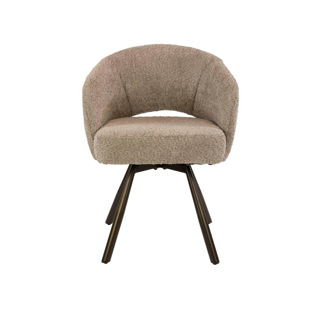 ESSZIMMERSTÜHLE Cross Beige 56/58/81 cm - 2er-Set - Beige, Textil (58/81/56cm) - Hoyz Collection