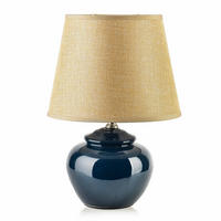 TISCHLAMPE Leti Dunkeblau 13/20/28.5 cm Keramik - Dunkelblau, Keramik (13/20/28.5cm) - Mondex