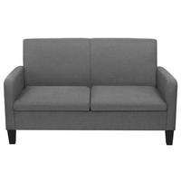 2-SITZER-SOFA Williams - Grau, Textil (135/76/65cm) - Nettlife