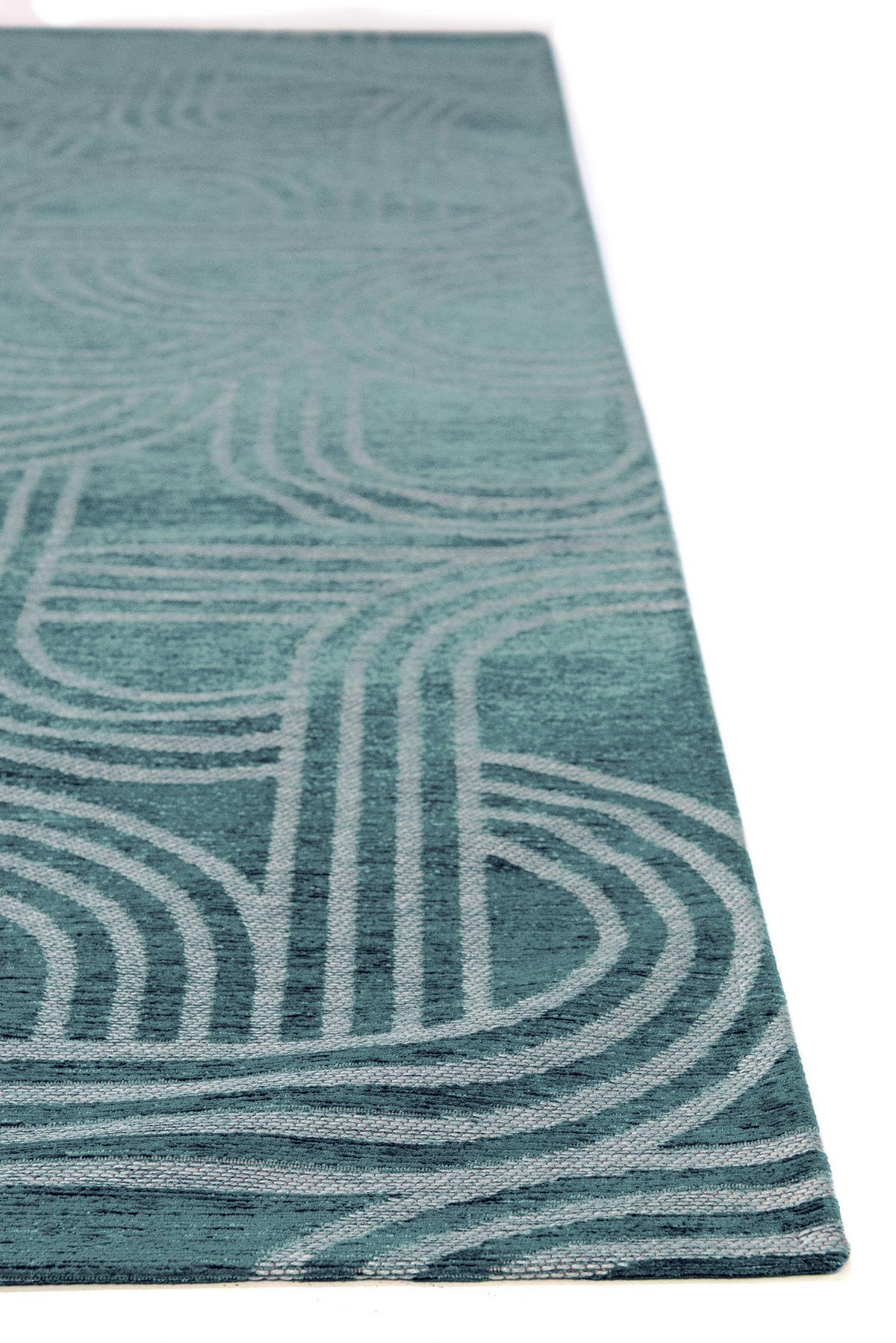 TEPPICH modern Wohn-/Schlafzimmer Naturfaser DORO Grün 40x120 cm - Olivgrün, Naturmaterialien (40/120cm) - Novatrend