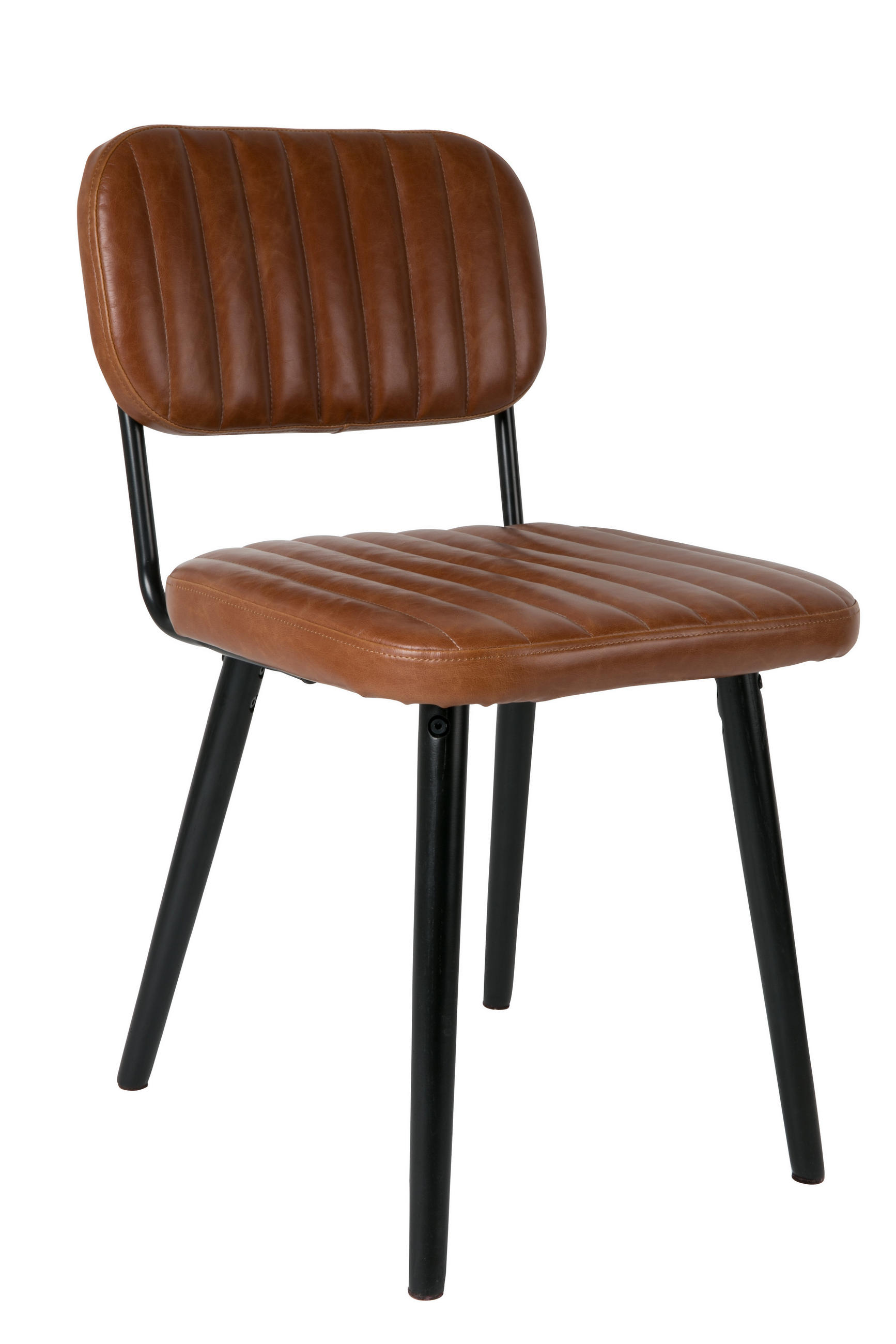 ESSZIMMERSTUHL Jake - Braun - 58/46/81 cm - Braun, Textil (46/81/58cm)
