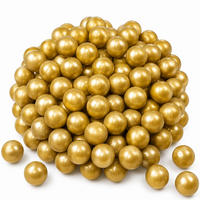 BÄLLEBAD-BÄLLE 50 Stück, Goldfarben, 5.5 cm - Goldfarben, Kunststoff (5.5/5.5/5.5cm) - Littletom