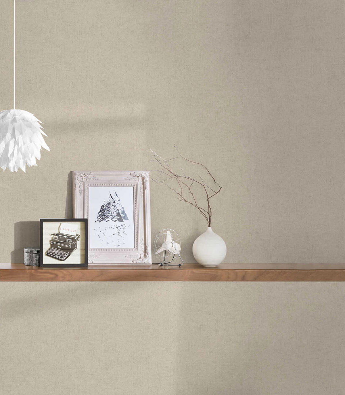 VLIESTAPETE Beige 53/1005 cm - Beige, Kunststoff/Textil (53/1cm) - KUNSTLOFT