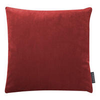 KISSENHÜLLE Samt Uni - Rotbraun, Textil (40/40cm) - Magma Heimtexx