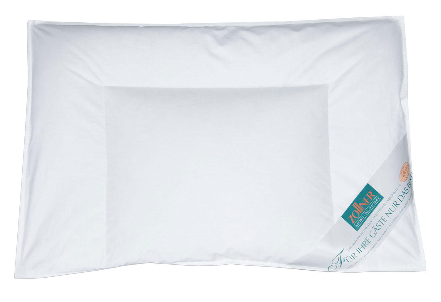 KISSEN, 40x60 cm, 100% Baumwolle, Weiß - Weiß, Textil (40/60cm) - Zollner