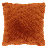 DEKOKISSEN Liora Orange 45/45/8 cm - Orange, Textil (45/45cm) - Unique Living