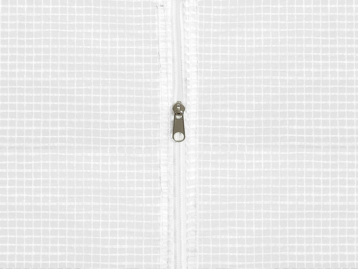 FOLIENGEWÄCHSHAUS - 300cm x 400cm - Polyethylen - weiß - ALOCASIA - Weiß, Kunststoff (300/200/400cm) - Vente-Unique