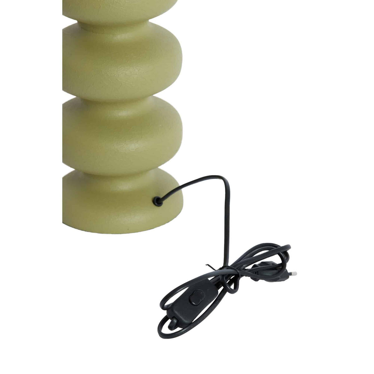 LAMPENFUSS Soroca Grün 15/15/42 cm - Grün, Metall (15/15/42cm) - Light & Living