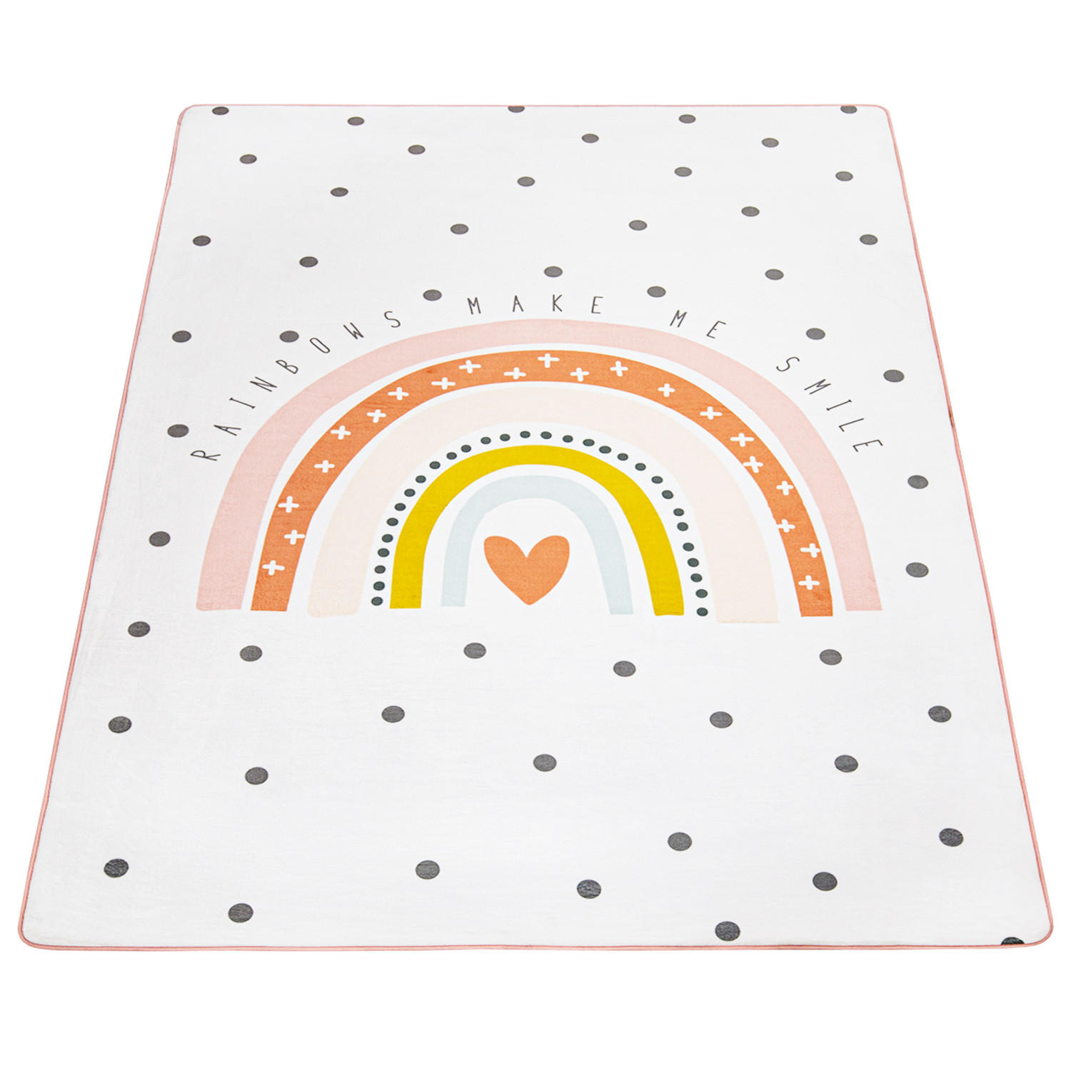 Paco Home Kinderteppich Creme 80x150 cm