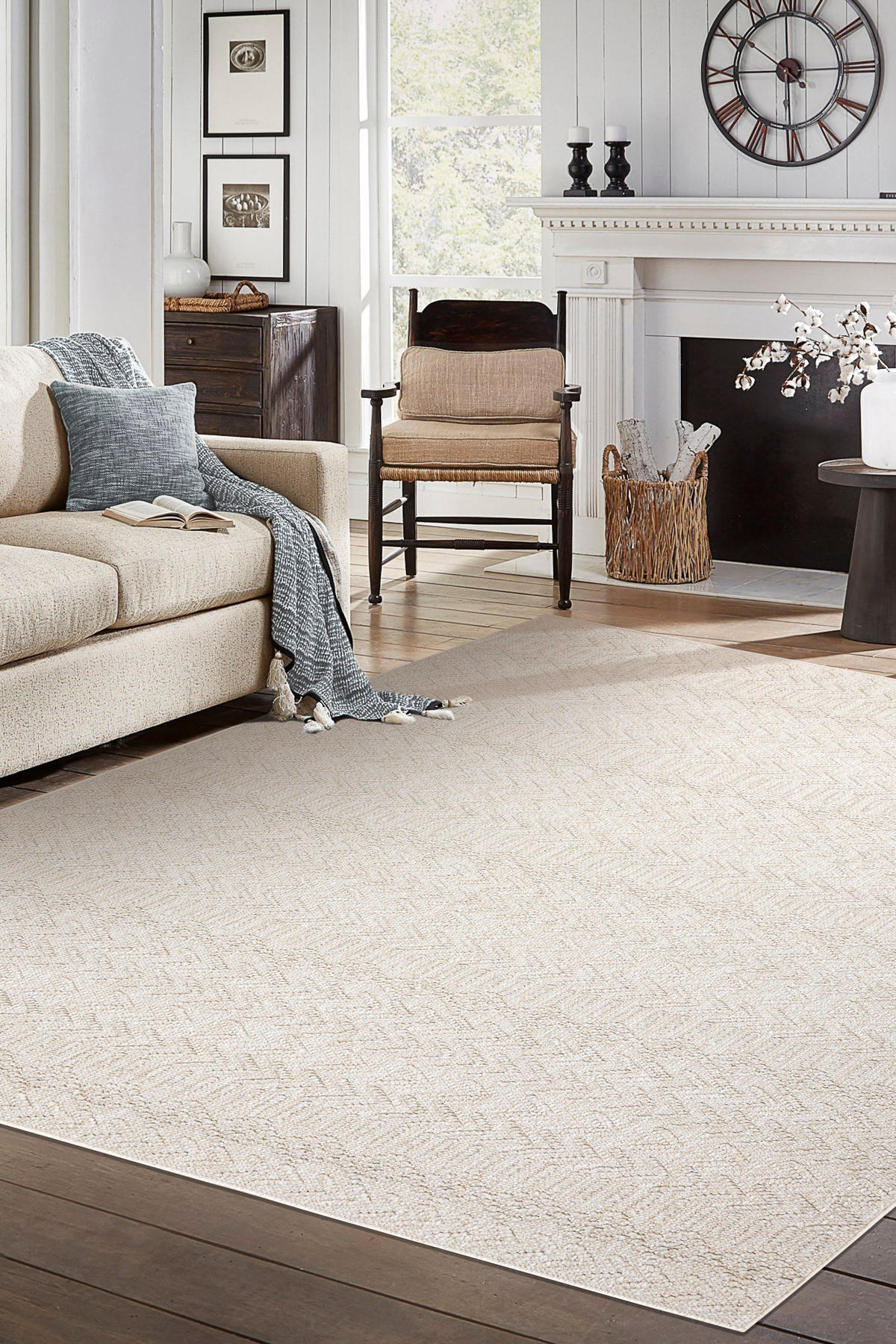 TEPPICH Origi 80/150 cm - Creme, Textil (80/150cm) - rugsX