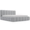 POLSTERBETT Royal 120x200 Hellgrau - Hellgrau, Textil (120/200cm) - Graingold