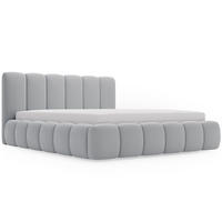 POLSTERBETT Royal 120x200 Hellgrau - Hellgrau, Textil (120/200cm) - Graingold