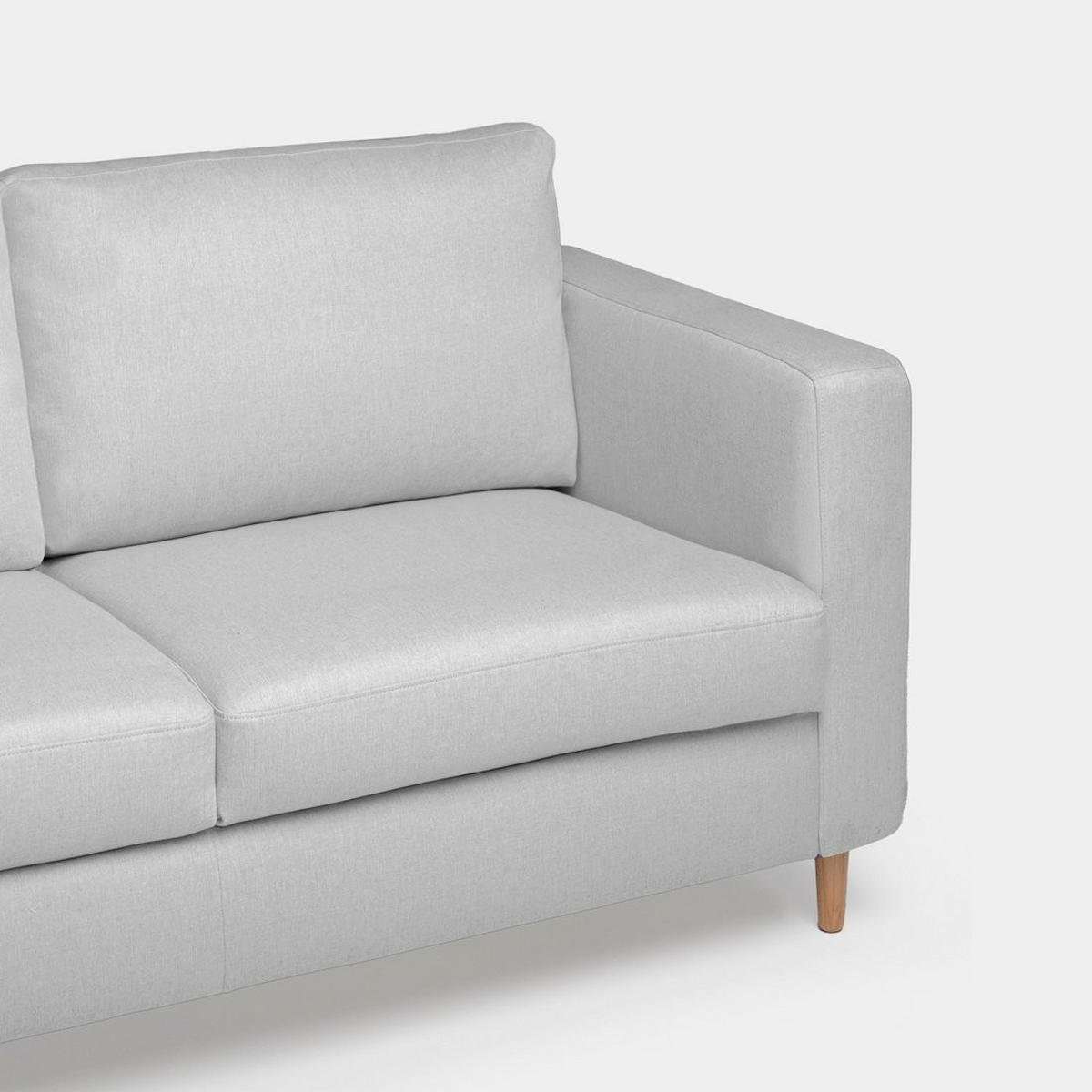 SOFA-CHAISELONGUE Beth Grau 245 cm x 83 cm - Grau, Textil (245/145cm) - Klast Home