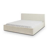 POLSTERBETT CELORA 140x200 cm mit Bettkästen - Creme - Creme, Holz (140/200cm) - MASSENO