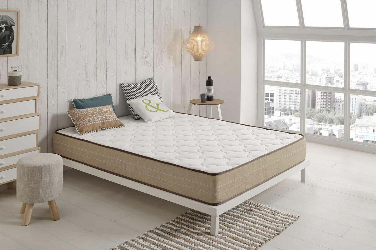MATRATZE Bamboo Fresh 21cm, 90x190cm - Weiß, Textil (90/190cm) - Moonia
