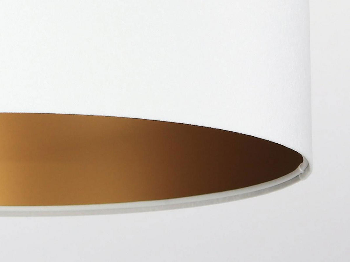 HÄNGELEUCHTE Gold 60/30 cm - Goldfarben/Weiß, Kunststoff (60/1.1/30cm) - ONZENO