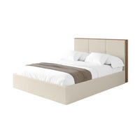 POLSTERBETT mit Bettkasten und Lattenrost, Bett mit Matratze H3/H4 - LILA 140x200 Beige - Sandfarben, Holzwerkstoff/Textil (140/200cm) - ALTDECOR