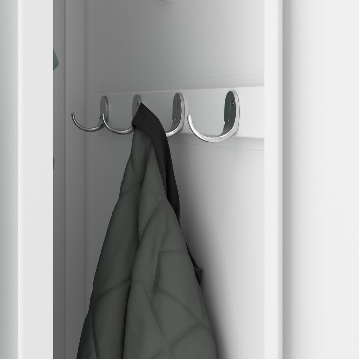 METALL-ARBEITSSCHRANK KACPER D600 - Weiß, Metall (80/180/60cm)