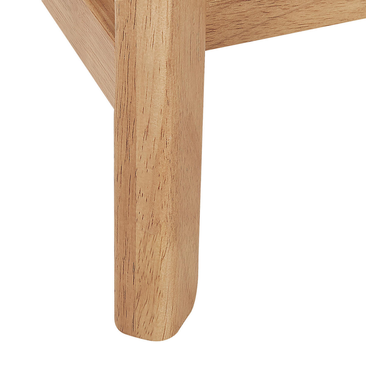 BEISTELLTISCH heller Holzfarbton quadratisch 50/50 cm Tulare - Hellbraun, Holz (50/50/50cm) - Beliani